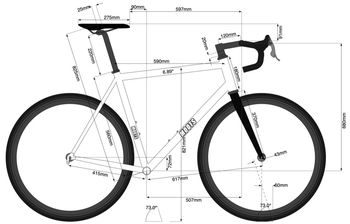 Used Moots CRD Frameset 2025 Road & Gravel, Light Gray — image 2 of 3