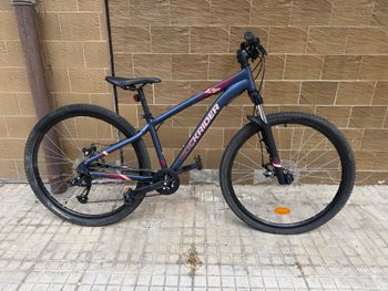 Used ROCKRIDER Women's 27.5" Mountain Bike ST 120 - Navy 2021 2021 MTB