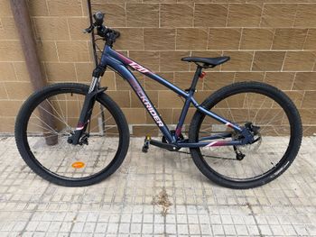 Used ROCKRIDER Women's 27.5" Mountain Bike ST 120 - Navy 2021 2021 Mountainbike, Viola — image 2 of 7