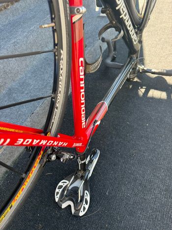 Used Cannondale Cannondale Custom Campagnolo Record 2007 Road & Gravel, Red — image 6 of 8