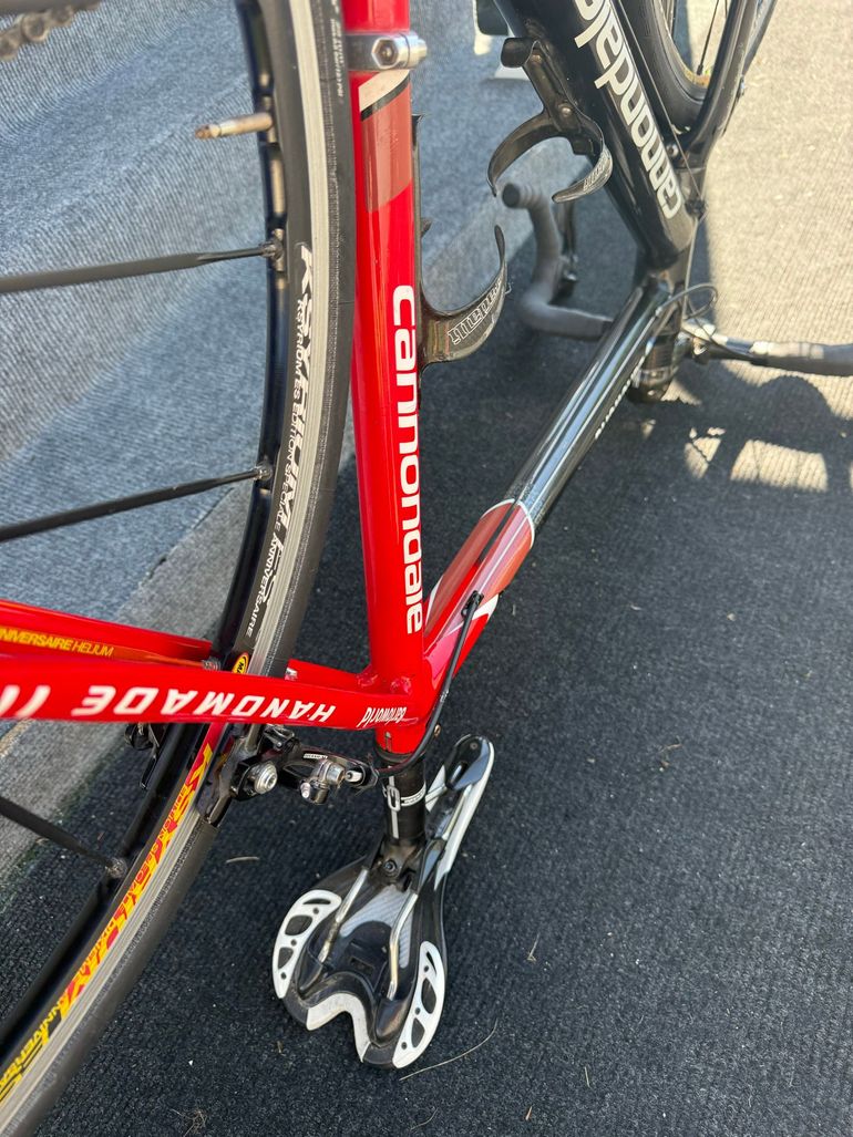 Used Cannondale Cannondale Custom Campagnolo Record 2007 Road & Gravel, Red — image 6 of 8