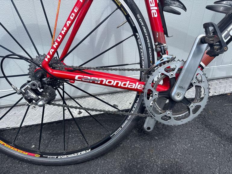 Used Cannondale Cannondale Custom Campagnolo Record 2007 Road & Gravel, Red — image 3 of 8