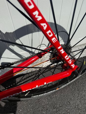 Used Cannondale Cannondale Custom Campagnolo Record 2007 Road & Gravel, Red — image 8 of 8