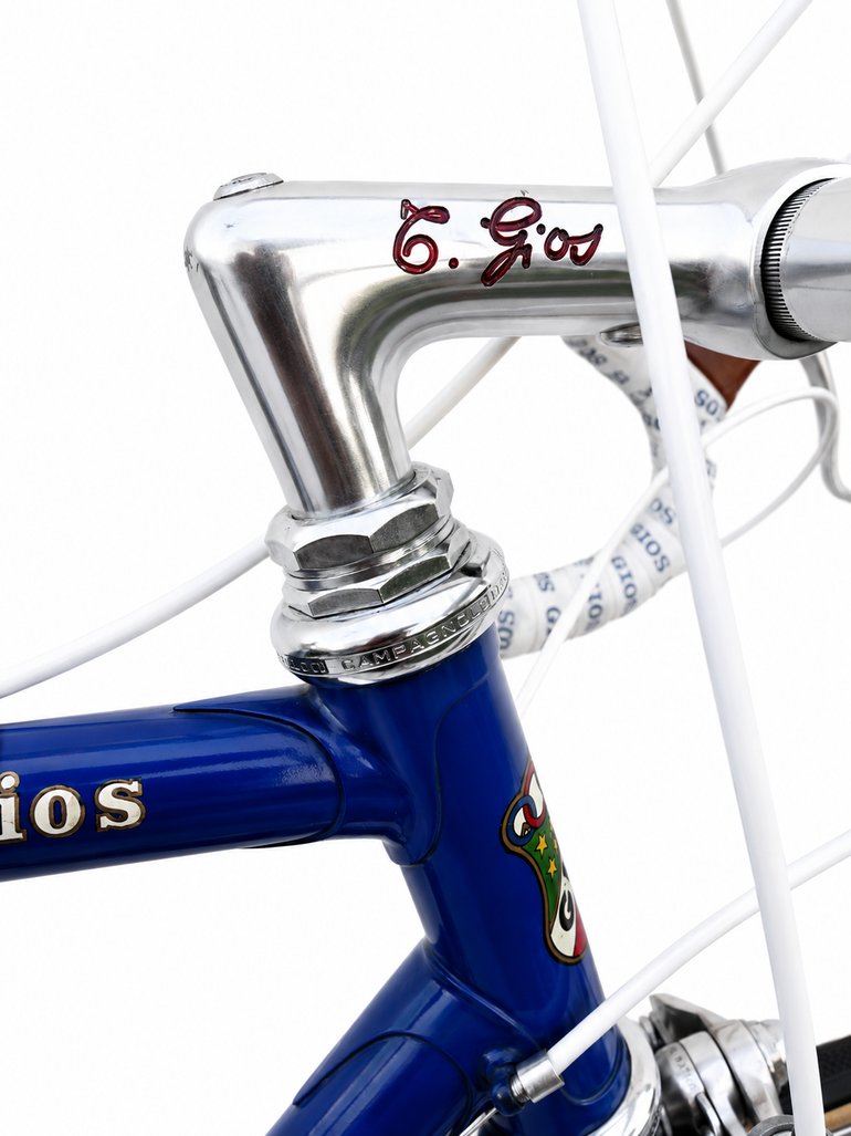 Used Gios Record Campagnolo Super Record 1974 Road & Gravel, Blue — image 9 of 9