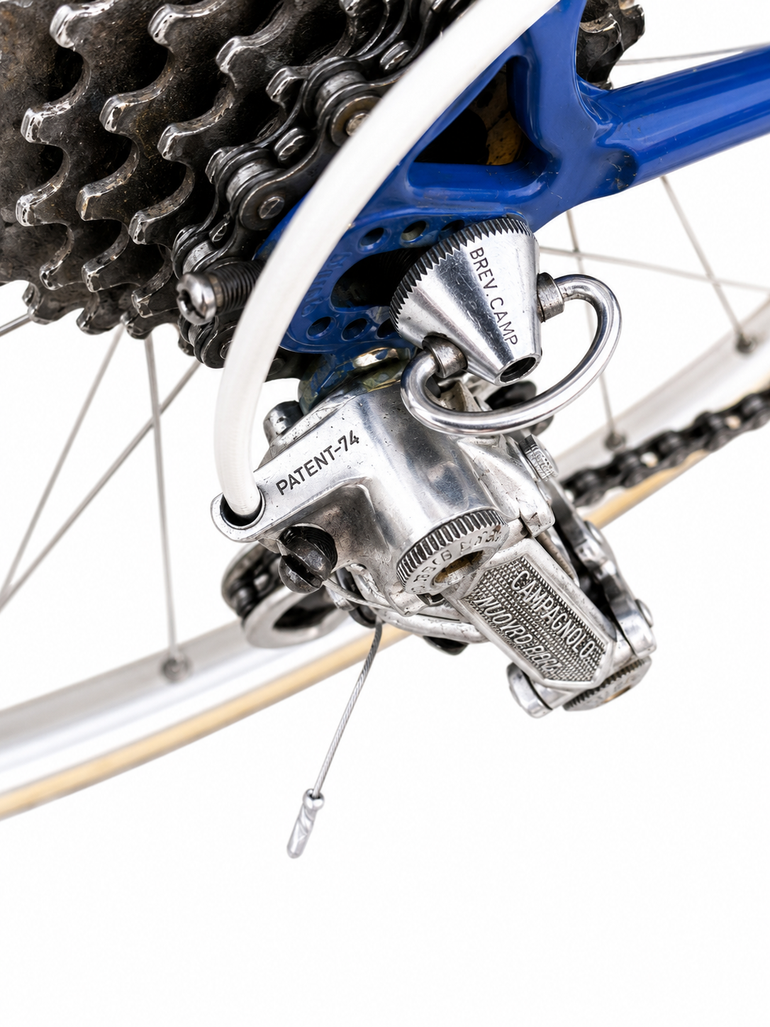 Used Gios Record Campagnolo Super Record 1974 Road & Gravel, Blue — image 7 of 9