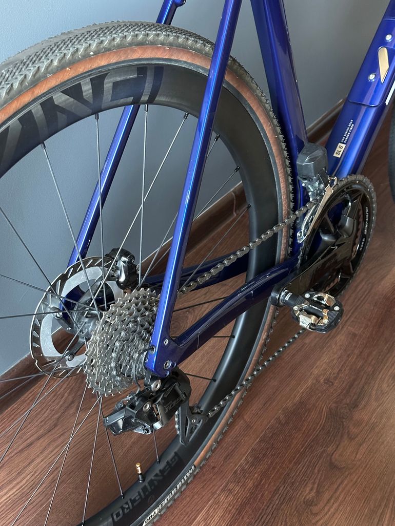 Used Trek Domane SL 6 Gen 4 2024 2024 Road & Gravel, Blu — image 4 of 6