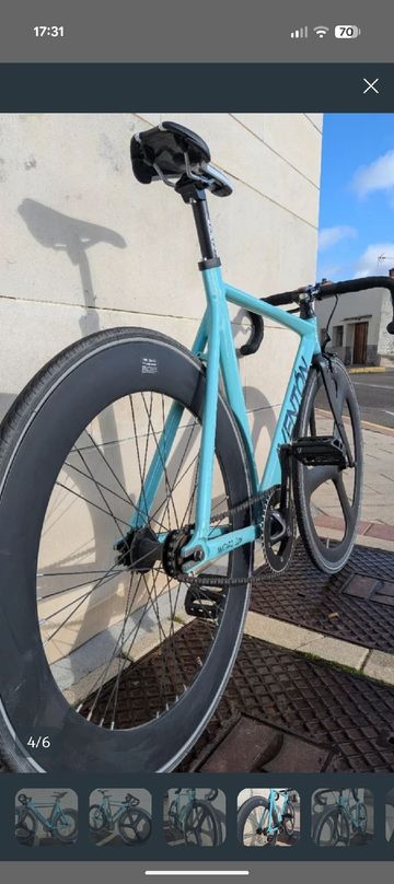 Used Aventon Mataro Fixed Gear Urban, Blue — image 3 of 6