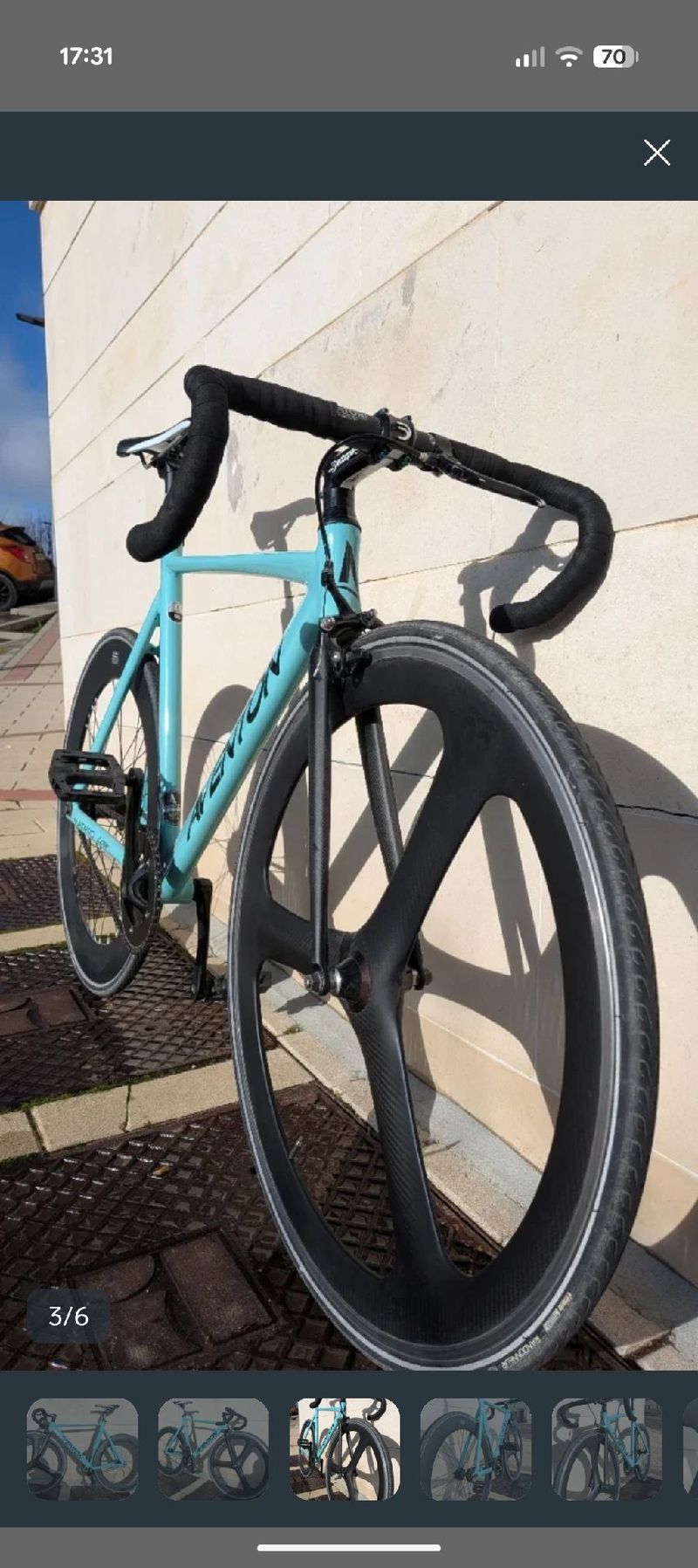 Used Aventon Mataro Fixed Gear Urban, Blue — image 6 of 6