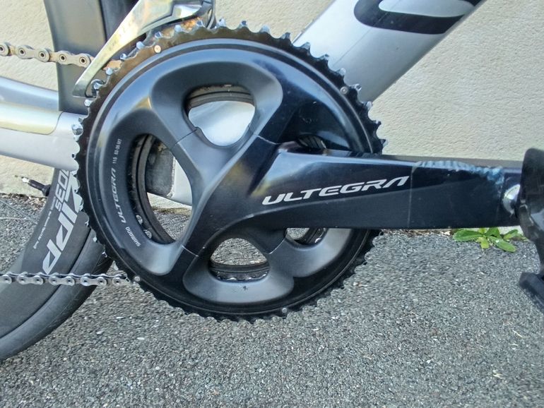 Used Canyon Aeroad CF SL Disc 8.0 Di2 2020 2020 Road & Gravel, Gris claro — image 6 of 7