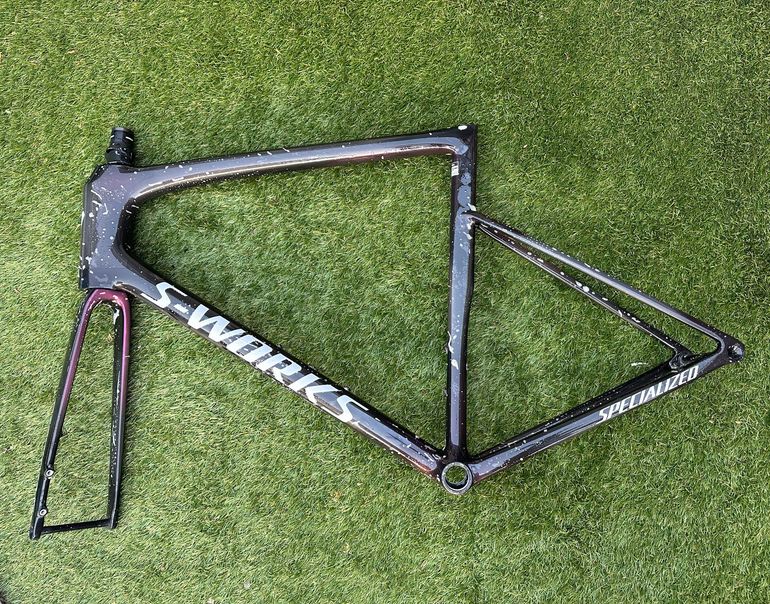 Used Specialized S-Works Tarmac SL8 Project Black LTD Frameset 2024 Frameset 2024 Road & Gravel, Negro — image 2 of 12