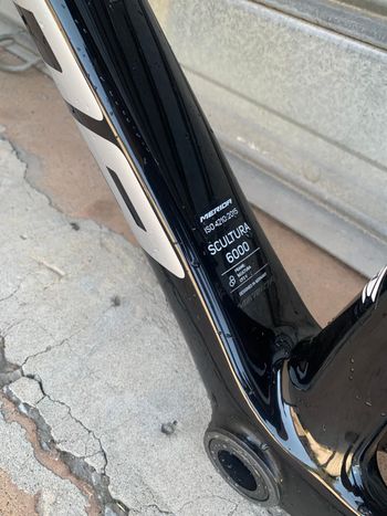 Used Merida SCULTURA 6000 2025 Frameset 2025 Road & Gravel, Black — image 4 of 4