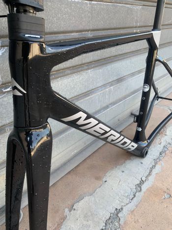 Used Merida SCULTURA 6000 2025 Frameset 2025 Road & Gravel, Black — image 3 of 4