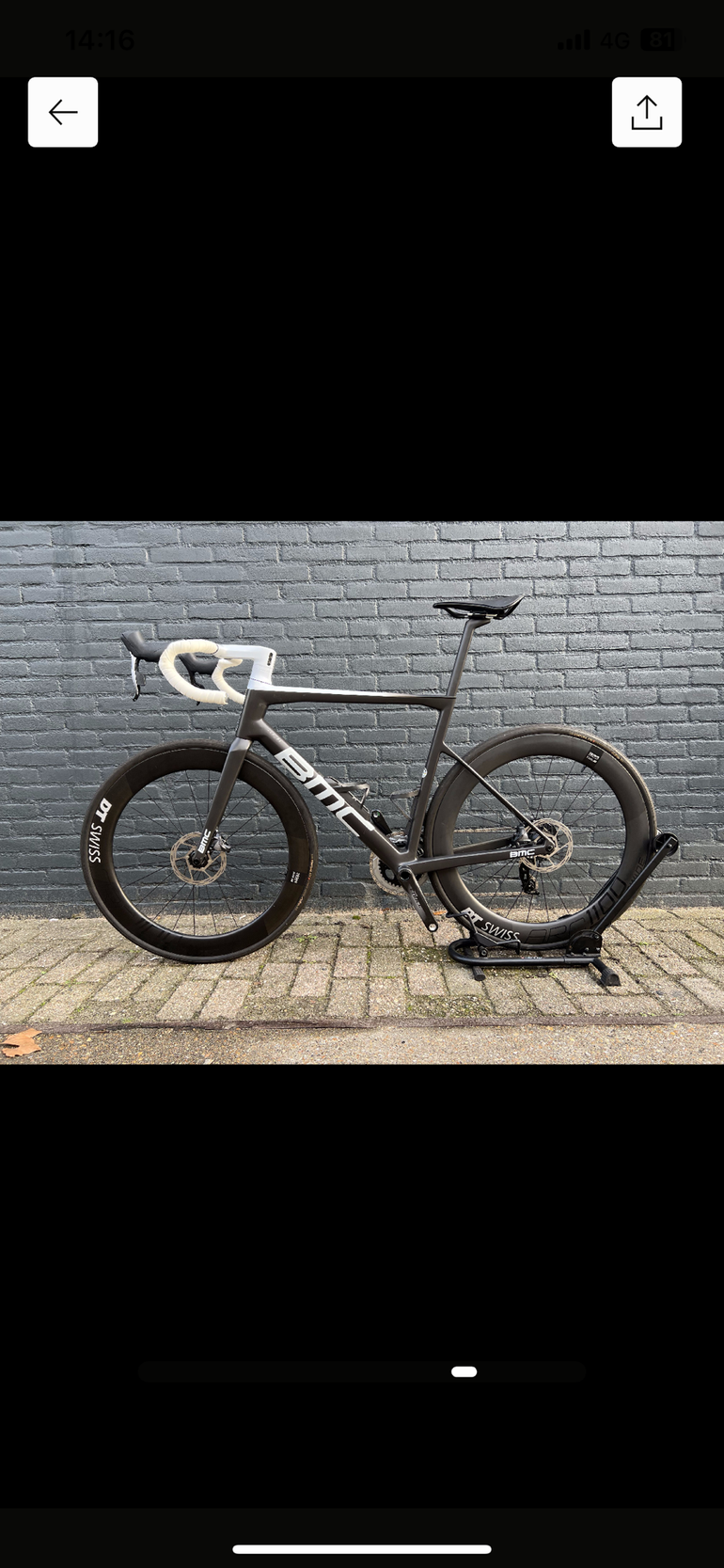 Used BMC Teammachine SLR 01 ONE 2023 2023 Road & Gravel, Nero — image 2 of 3