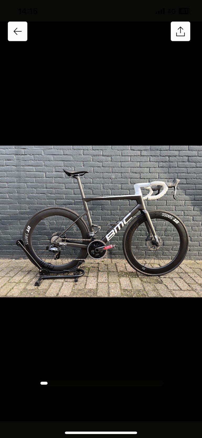 Used BMC Teammachine SLR 01 ONE 2023 2023 Road & Gravel, Nero — image 1 of 3