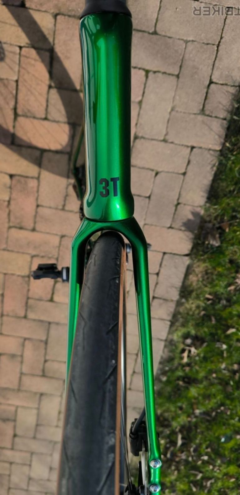 Used 3T STRADA ITALIA ULTEGRA Di2 2X12 FULCRUM SHARQ 57 2025 2025 Road & Gravel, Verde — image 6 of 7