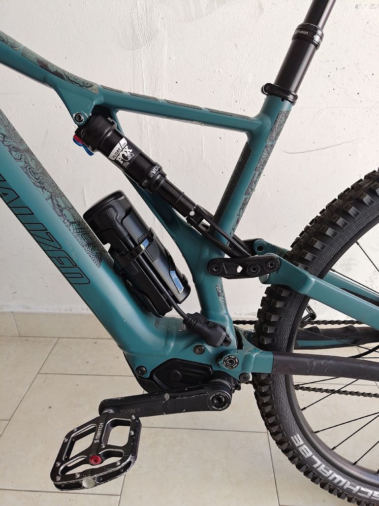 Used Specialized Turbo Levo SL Comp 2021 2021 Mountainbike, Green — image 7 of 9
