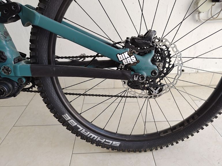 Used Specialized Turbo Levo SL Comp 2021 2021 Mountainbike, Green — image 3 of 9
