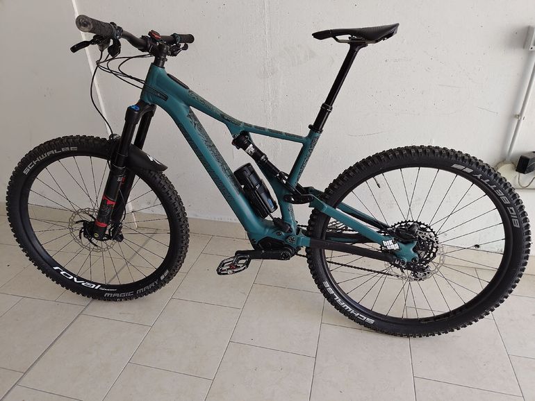 Used Specialized Turbo Levo SL Comp 2021 2021 Mountainbike, Green — image 2 of 9