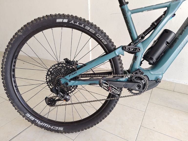 Used Specialized Turbo Levo SL Comp 2021 2021 Mountainbike, Green — image 6 of 9