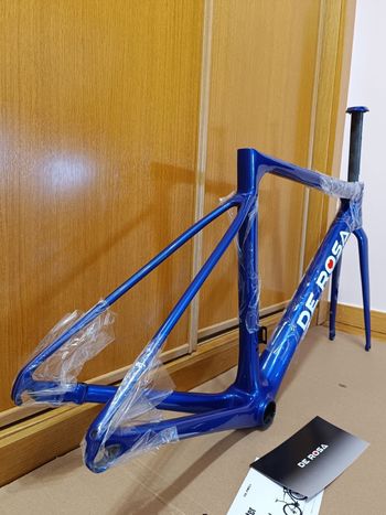 Used De Rosa Merak Frameset 2022 Road & Gravel, Blau — image 6 of 12