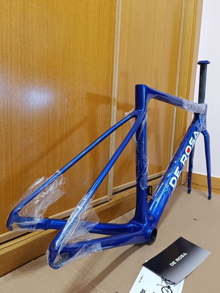 Used De Rosa Merak Frameset 2022 Road & Gravel, Blau — image 6 of 12