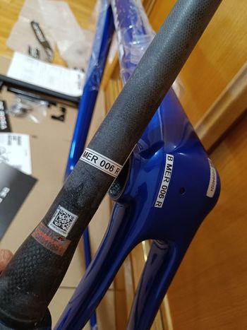 Used De Rosa Merak Frameset 2022 Road & Gravel, Blau — image 10 of 12