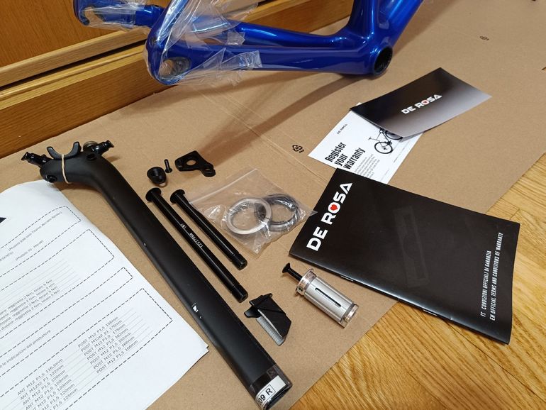 Used De Rosa Merak Frameset 2022 Road & Gravel, Blau — image 5 of 12