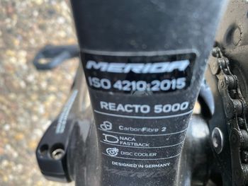 Used Merida Reacto Shimano Ultegra 2020 Road & Gravel, Schwarz — image 3 of 23