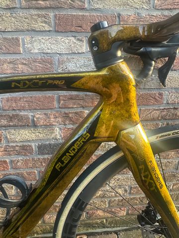 Used Flanders Custom Shimano 105 Di2 2025 Road & Gravel, Orange — image 6 of 14