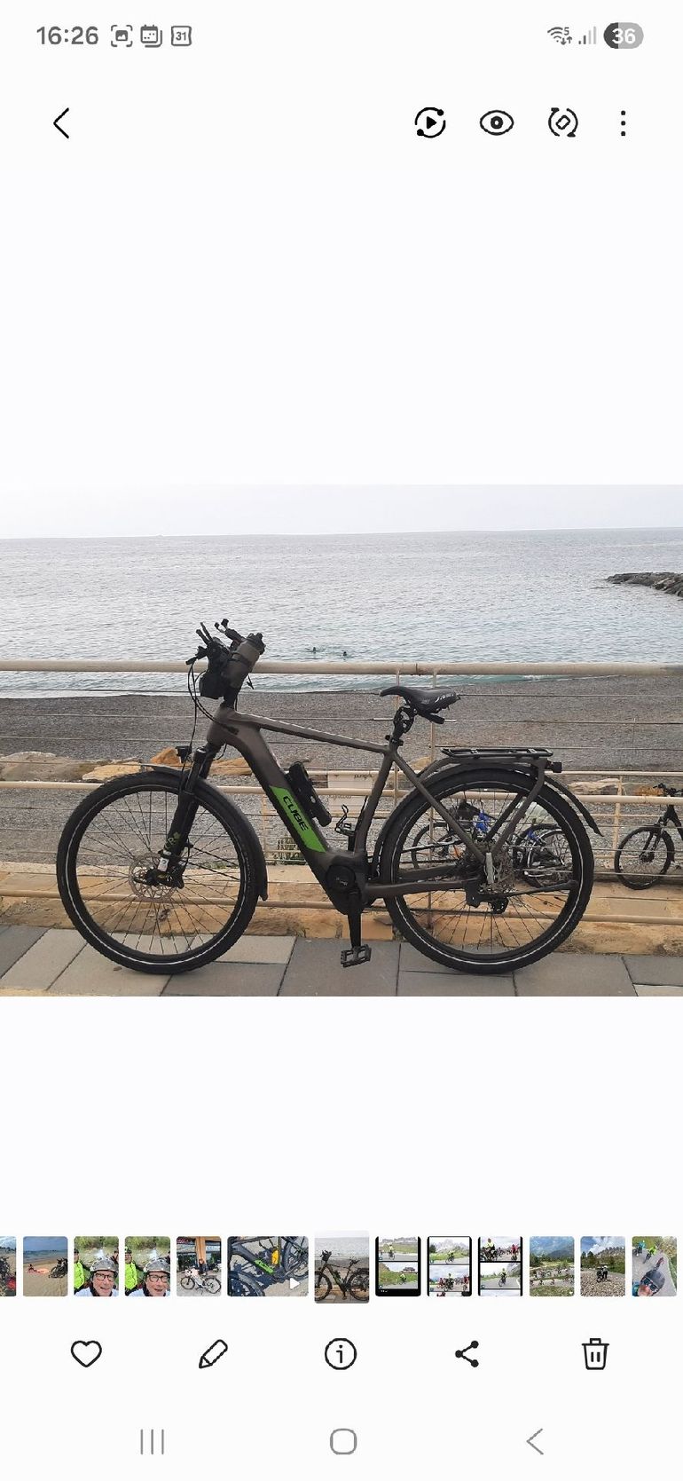 Used CUBE KATHMANDU HYBRID ONE 625 2021 2021 Urban, Light Gray — image 2 of 4