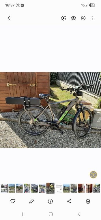 Used CUBE KATHMANDU HYBRID ONE 625 2021 2021 Urban, Light Gray — image 4 of 4