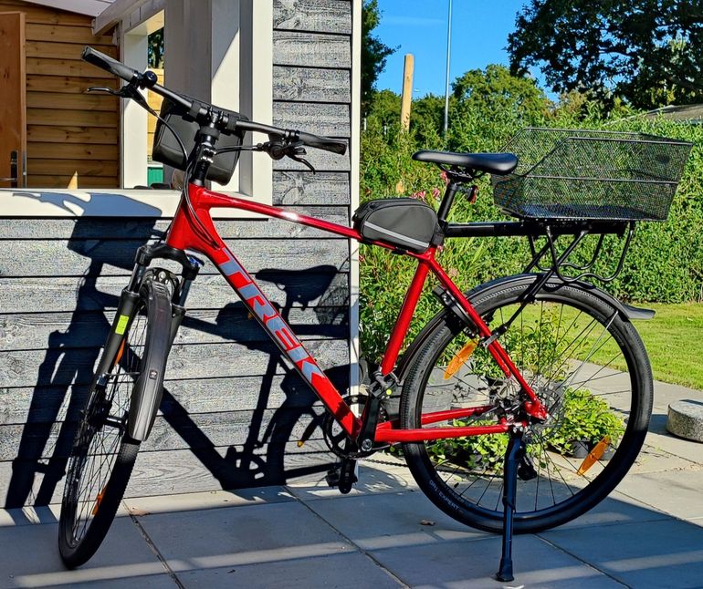 Used Trek Dual Sport 3 Gen 4 2023 2023 Urban, Red — image 3 of 3