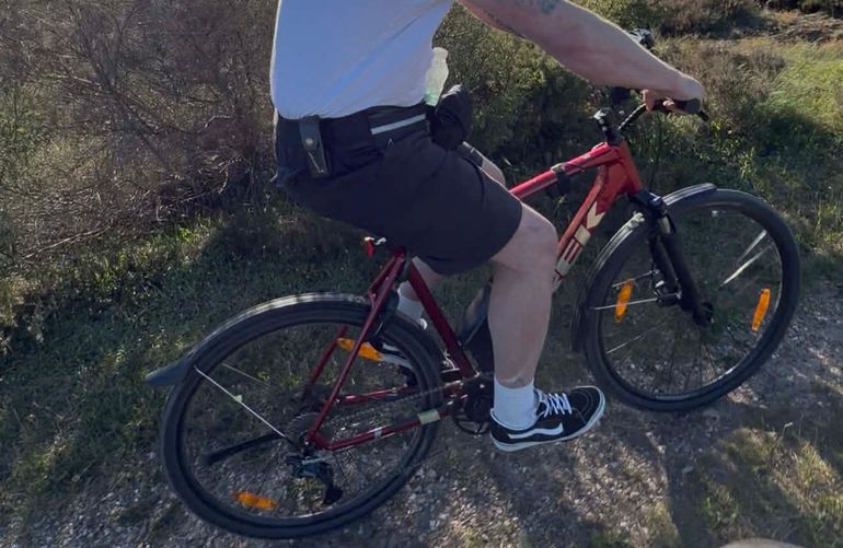 Used Trek Dual Sport 3 Gen 4 2023 2023 Urban, Red — image 2 of 3