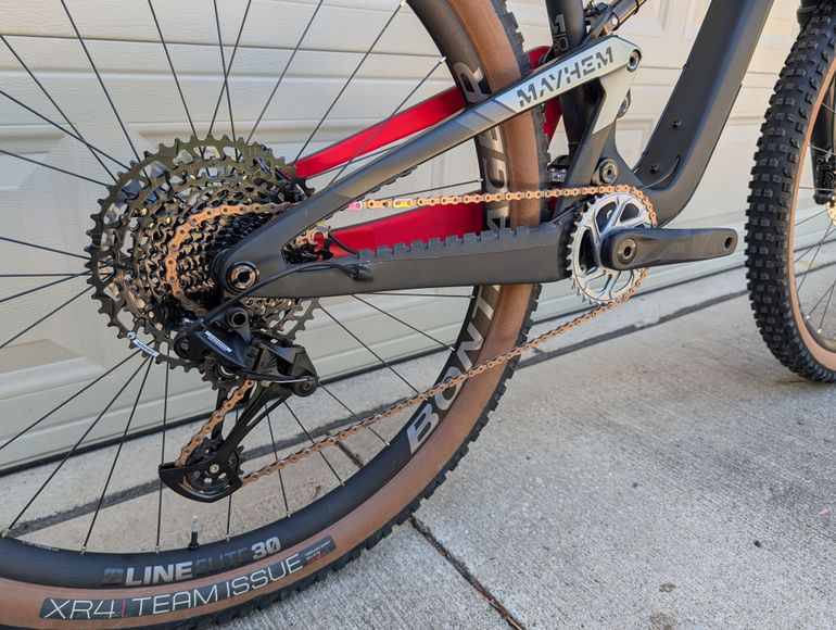 Used Spot Mayhem 130 SRAM Eagle 2024 Mountainbike, Black — image 7 of 15
