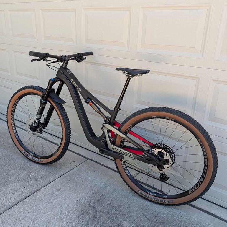 Used Spot Mayhem 130 SRAM Eagle 2024 Mountainbike, Black — image 6 of 15