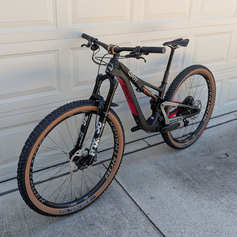 Used Spot Mayhem 130 SRAM Eagle 2024 Mountainbike, Black — image 4 of 15