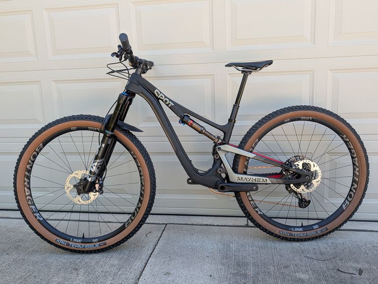 Used Spot Mayhem 130 SRAM Eagle 2024 Mountainbike, Black — image 5 of 15