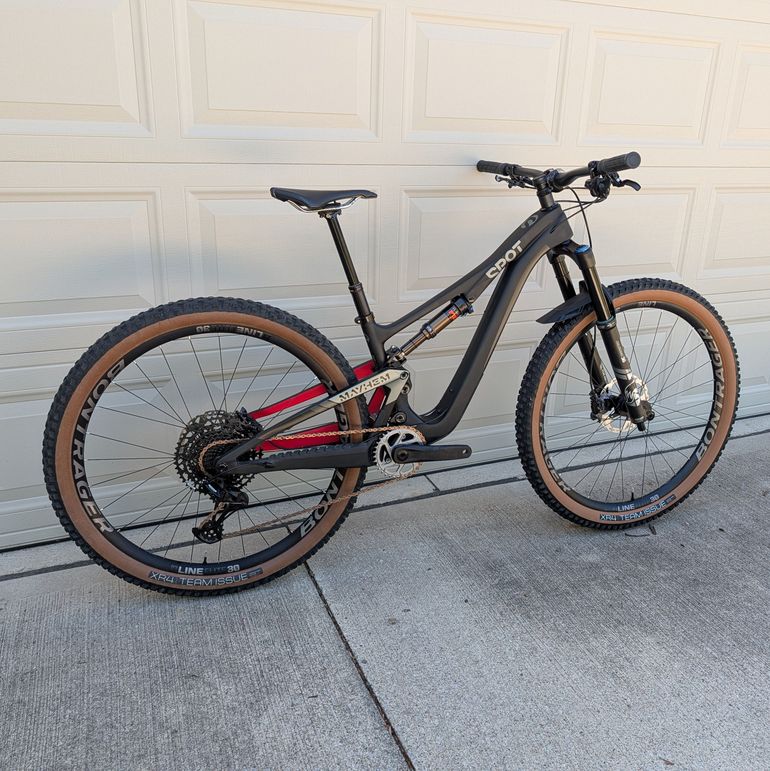Used Spot Mayhem 130 SRAM Eagle 2024 Mountainbike, Black — image 2 of 15
