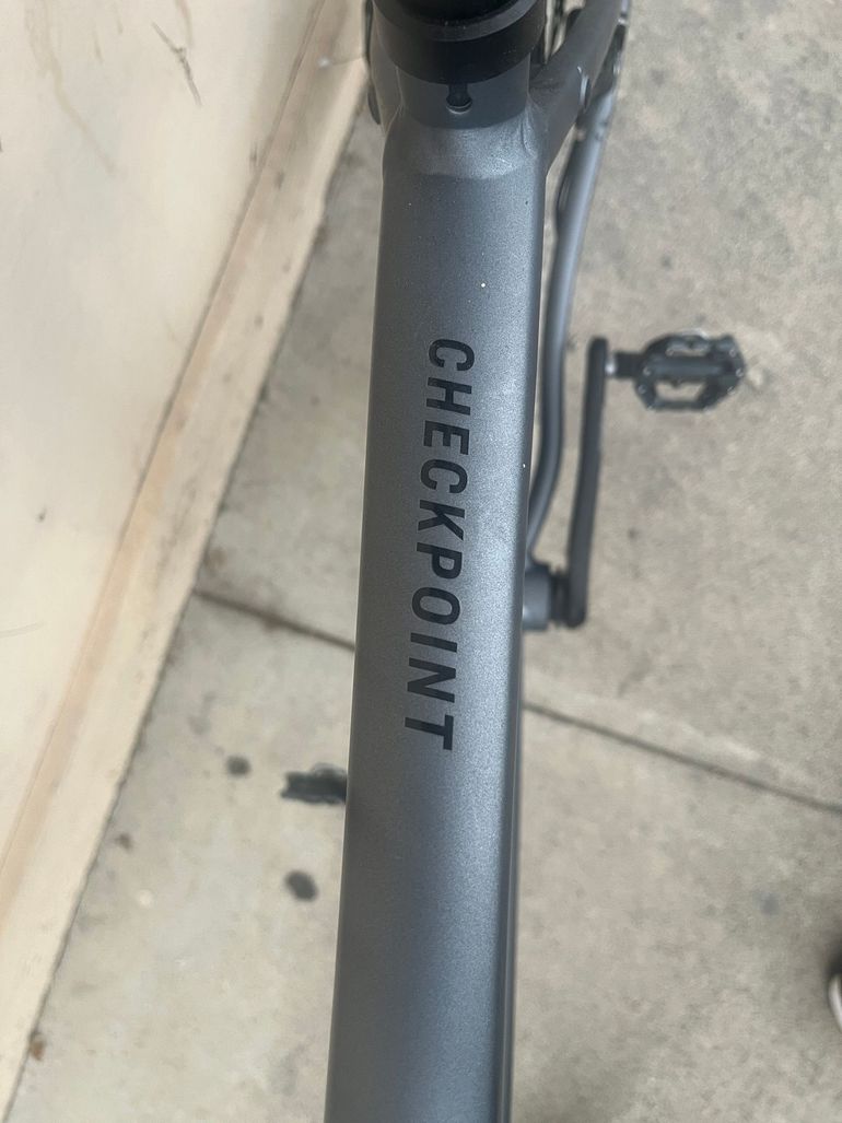 Used Trek Checkpoint SRAM Apex 2025 Road & Gravel, Light Gray — image 12 of 16
