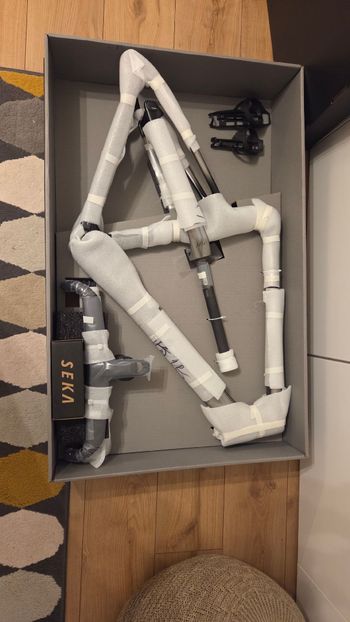 Used Seka Seka Custom Frameset 2026 Road & Gravel, Gris claro — image 2 of 7