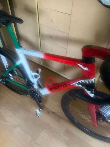 Used Sarto Lampo SRAM Red eTap AXS 2022 Road & Gravel, Red — image 2 of 12