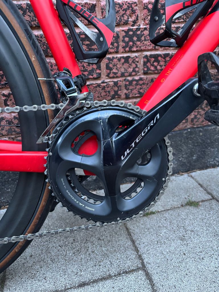 Used CUBE ATTAIN GTC SL 2023 2023 Road & Gravel, Rosso — image 4 of 5