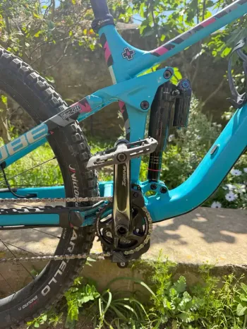 Used CUBE STEREO ONE77 RACE 29 2023 2023 Mountainbike, Blue, 29 — image 3 of 9