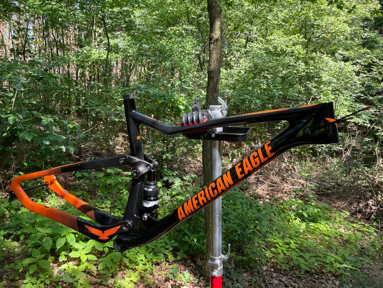 Used American Eagle Flow Frameset 2020 Mountainbike, Black — image 3 of 12