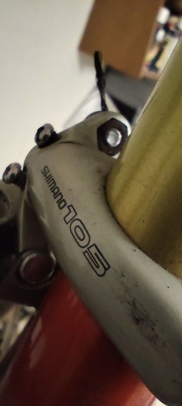 Detto Pietro Custom Shimano 105 1995 Road & Gravel usato, Rosso — immagine 6 di 13