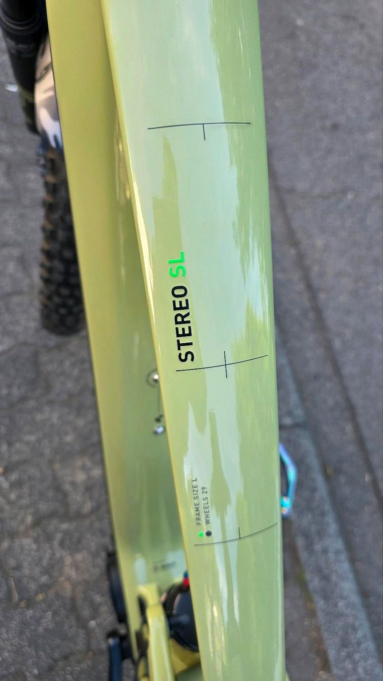 Used CUBE Cube Stereo 140 SL 2022 Mountainbike, Green — image 2 of 32