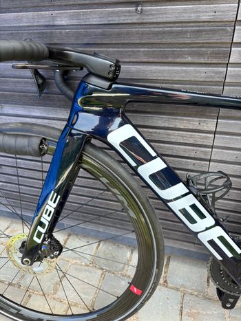 Used CUBE Litening AERO C68x 2024 Road & Gravel, Blu — image 6 of 12