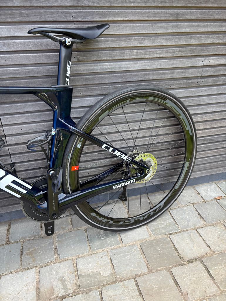 Used CUBE Litening AERO C68x 2024 Road & Gravel, Blu — image 8 of 12