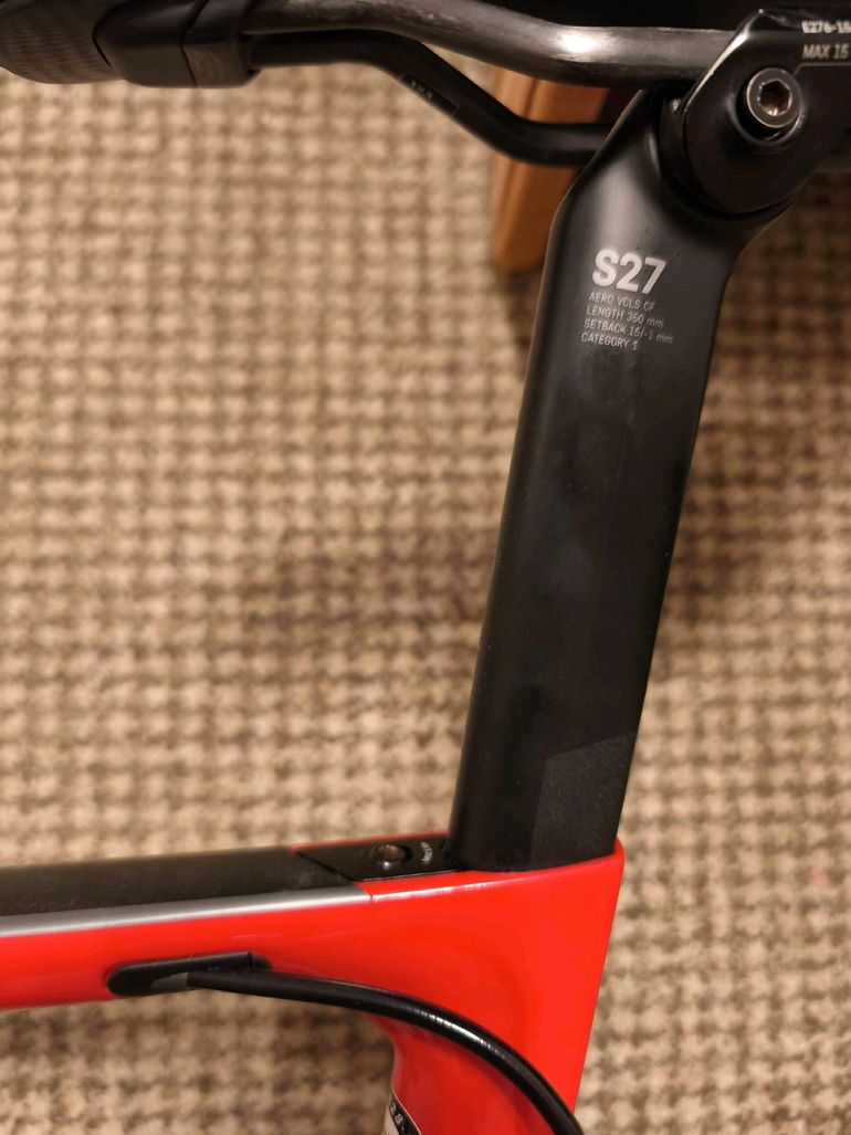 Used Canyon Canyon Aeroad CF SLX 9.0 Frameset (L) Frameset 2019 Road & Gravel, Red — image 6 of 9