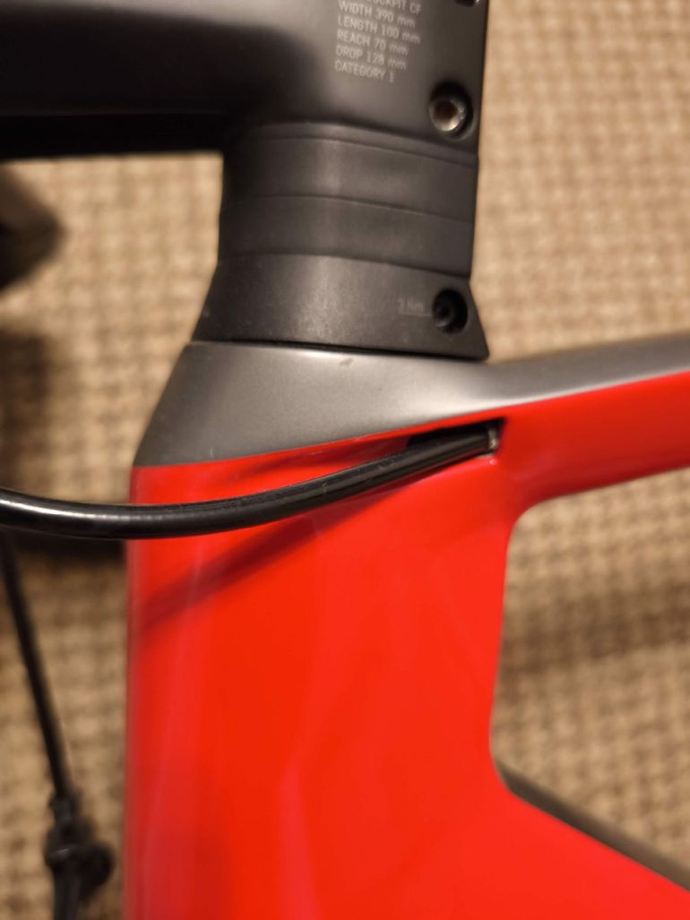 Used Canyon Canyon Aeroad CF SLX 9.0 Frameset (L) Frameset 2019 Road & Gravel, Red — image 7 of 9